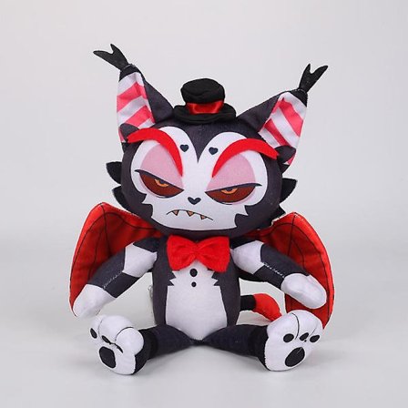 Hazbin Hotel Husker Bartender Cat Plysj Stoffdyr Plushies Dukketeater Sjef Lekefigur Gaver
