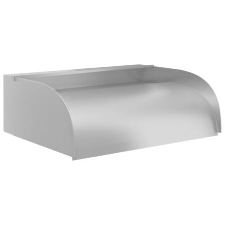 Vidaxl Vattenfall Med Led 45x34x14 Cm Rostfritt Stål 304 Silver