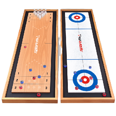 Sportme Shuffleboard 3 I 1 Uteleksaker Brun