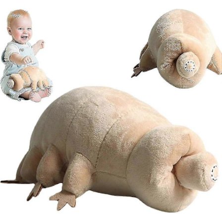 Tardigrade P Gosedjur, 25cm Tardigrade Gosedjur Söt Tardigrade P Docka Mjuk Leksak För Barn