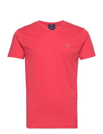 Original Slim V-Neck T-Shirt T-shirts Short-sleeved Rosa GANT
