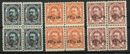 Luxembourg - 4-blokke AFA 93-95 - Postfrisk