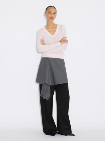 Holzweiler Slim Cashmere V-Neck Sweater - Light Pink - Women's - M