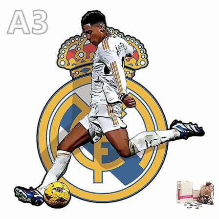 Puinen jalkapalloilija palapeli Eläinpalapeli Puukäsityölelut lapsille Salaperäiset söpöt eläimet Puinen palapeli aikuisille (h)