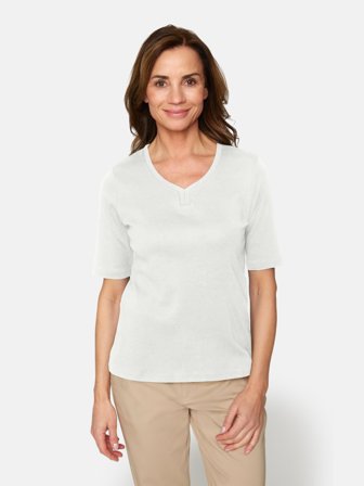 Signature - Kortærmet T-shirt - Hvid