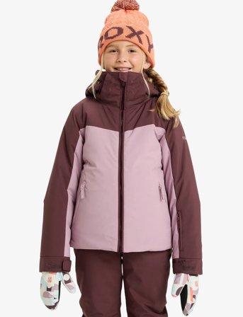 Roxy Free Jet Block Girl Jk - Pink - 140