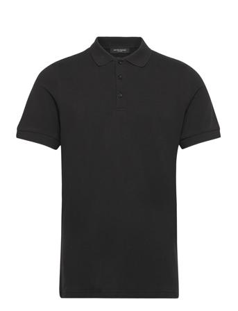 Raul Gonzales Polo Shirt Polos Short-sleeved Svart Bruuns Bazaar*Betinget Tilbud