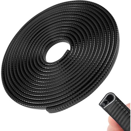 Gummi U-formet bildørbeskytter egnet for SUV MPV-biler og de fleste modeller