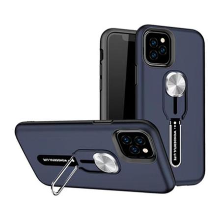 iPhone 12 Pro Max - Stilfuldt beskyttelsescover med holder Blå