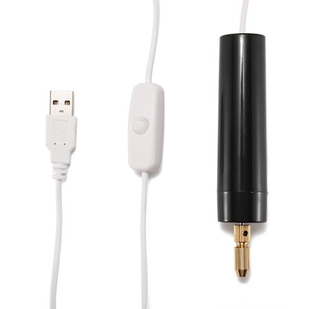 Elektrisk Handborrset för Resin Gjutform, Elektrisk Handborr med 8 Borr (0,8-1,2 mm), Stift Handborr med 10 Mini Borr