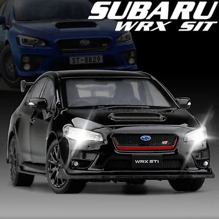 1/32 Subaru Sti Lekebilmodell Jkm Diecast Legering Racingmodell Lys Dører Åpne Utdanningskolleksjon Gave Til Gutt Barn