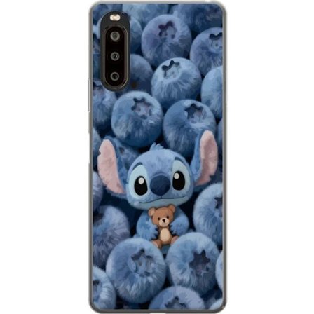 Kompatibel Mobilcover til Sony Xperia 10 II Lady Gaga minimalistisk plakat med guitar og monokrom design