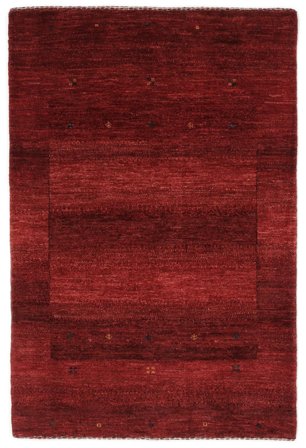 Oriental Loribaft Fine Rug 80X122 Dark Red/Black (Wool, )