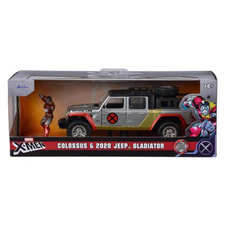 Marvel X-men Colossus & 2020 Jeep Gladiator Metall 1:32 Multifärg