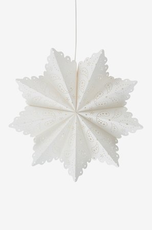 Jotex - BETA julestjerne ø 52 cm Naturhvit - Kjøp Julestjerner hos Jotex