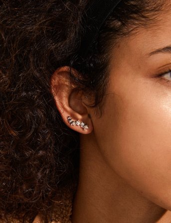 Pilgrim Ava Recycled Star Earrings - Silver - ONE SIZE