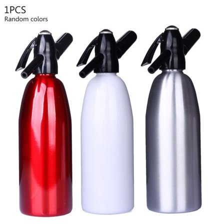 1000 ml aluminiumkarbonator - Elegant och stilren sodavattenflaska i legering (Röd)