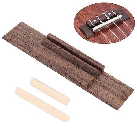 Bryggmutter för ukulele, DIY bryggmutter och sadel ukulele reservdelar