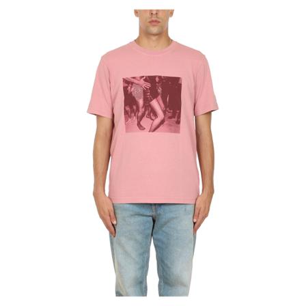 Diesel T-Shirts , Roze , Heren , Maat: XL