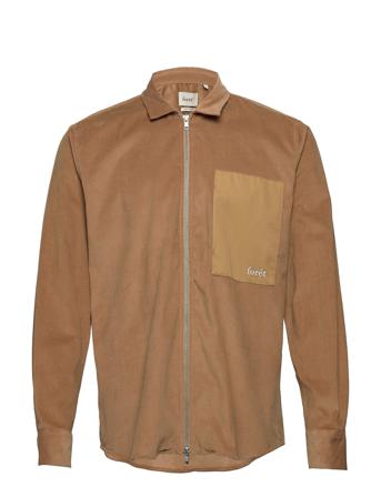 Walrus Zip Shirt Brown Forét