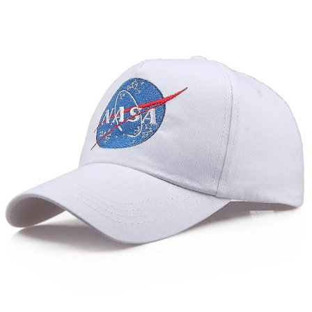 NASA Brodeerattu Baseball-lippis Miehille ja Naisille - Aurinkosuoja Ulkoilumatkoille