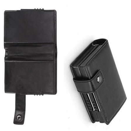 Aluminium PU-Läder Stilrent Praktiskt Korthållare från Jensen