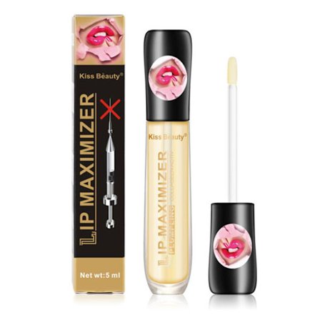 5 ml Transparent Lip Plumper Enhancer Gloss Olie Serum Fugtgivende Langtidsholdbar Reducerer Fine Linjer Lysner Farve Læber Booster Essens