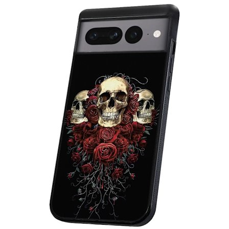 Google Pixel 7 Pro - Skal/Mobilskal Skulls