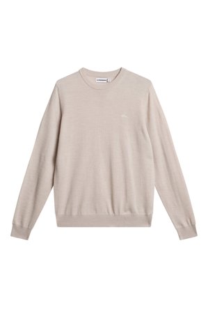 J.Lindeberg - Keane Merino Crew Neck - Beige - Man - L