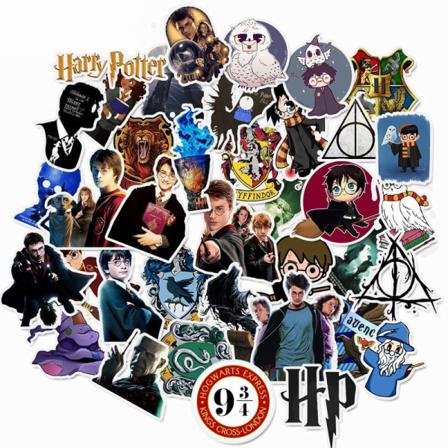 Klistermärken, 50 Pack - Harry Potter Multifärg