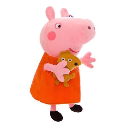 Søster og bror bamse (2 stk) flerfarget