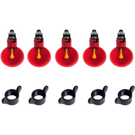 10 stk. Automatiske kyllinge drikkekopper fjerkræ vandtrug kylling vand