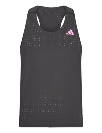 Adizero Snglt M T-shirts Sleeveless Svart Adidas Performance*Betinget Tilbud