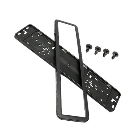 Hopeinen eurooppalainen saksalainen venäläinen auton rekisterikilven pidikekehys universaali