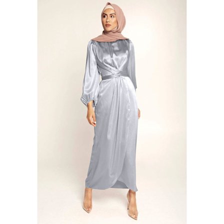 Casual uslim Kvinners Lang Kjole Kvinner Dubai Kjole Kaftan