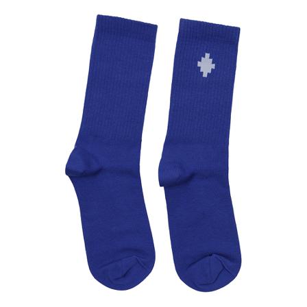 Marcelo Burlon Midhigh Socks Blå, Herre Strømper