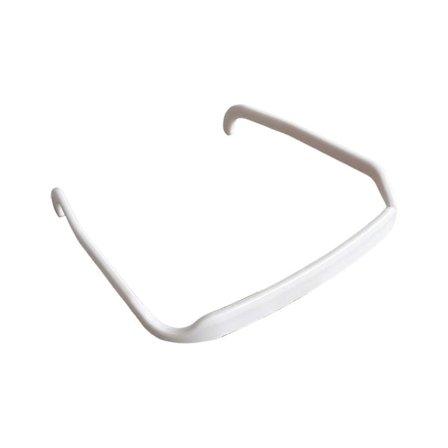 Hårbånd for tykt hår / Firkantede solbrillehårbånd / Usynlig hårbøyle / Hårbånd for krøllete hår / Solbrillehårbånd for kvinner Hvit