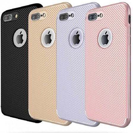 iPhone 8 Plus Stöttåligt Skal FullCarbon V2