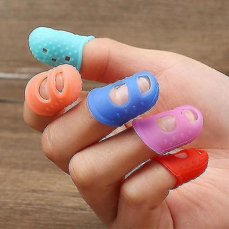5-pack Multifunktionella Silikon Tumskruvar Skyddande Finger DIY