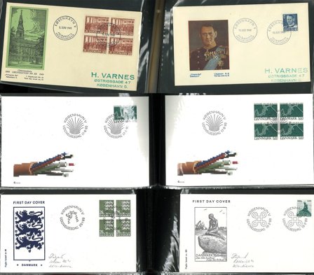 Danmark til 1997 - Samling af FDC'er i 11 album