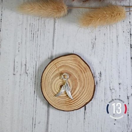 Hängen - MADE IN FRANCE - Silverpläterade - 13. Dubbla änglavingar