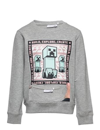 Nkfjassana Minecraft Sweat Unb Bio Svetari Collegepaita Harmaa Name It