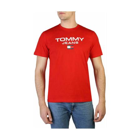 Tommy Hilfiger T-Shirts , Rood , Heren , Maat: L