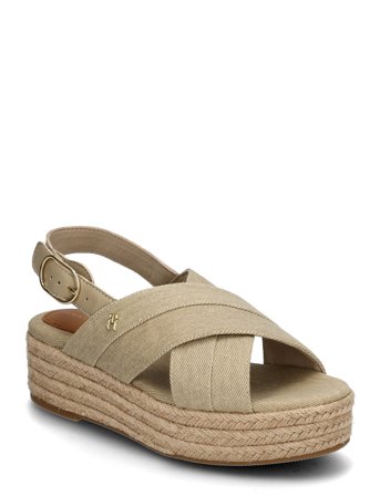 Tommy Hilfiger | Denim Espadrille Platform Sandal | 37