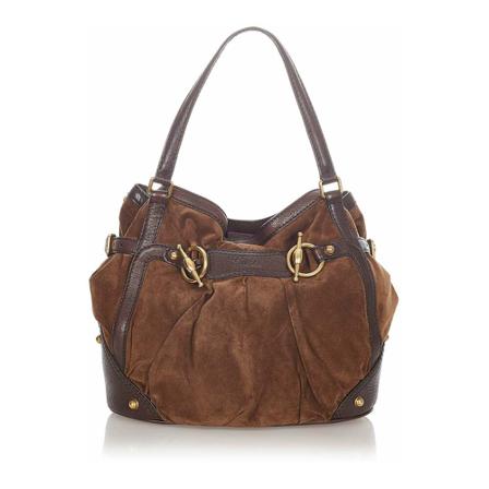 Gucci Vintage, Shoulder Bags Bruin, Dames, Maat:ONE Size