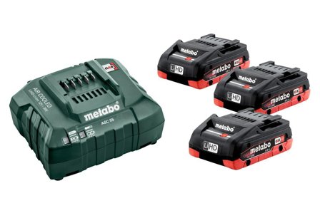 METABO Basis-Set ASC 30-36V + 3x 18V 4,0 Ah