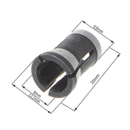 6,35/8 mm spännhylsa Gravyr Fräsmaskin Elektrisk Överfräs Hög Precision