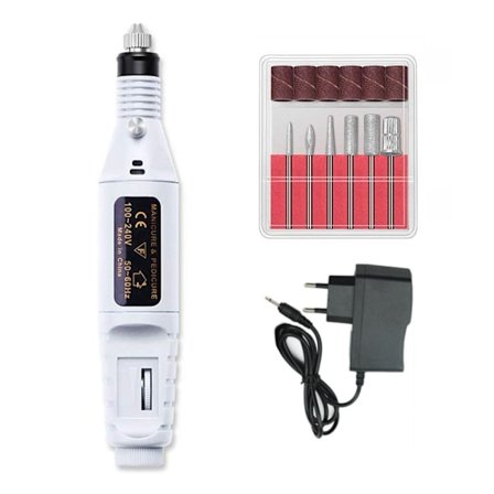 Sähköinen kynsiviila 6 terällä