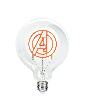 Paladone Led Neon Bulb Lamp - Marvel Avengers - White - H:28.0CM
