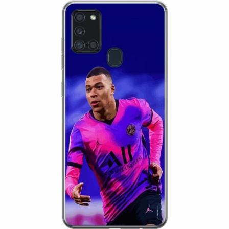 Samsung Galaxy A21s Genomskinligt Skal Kylian Mbappé